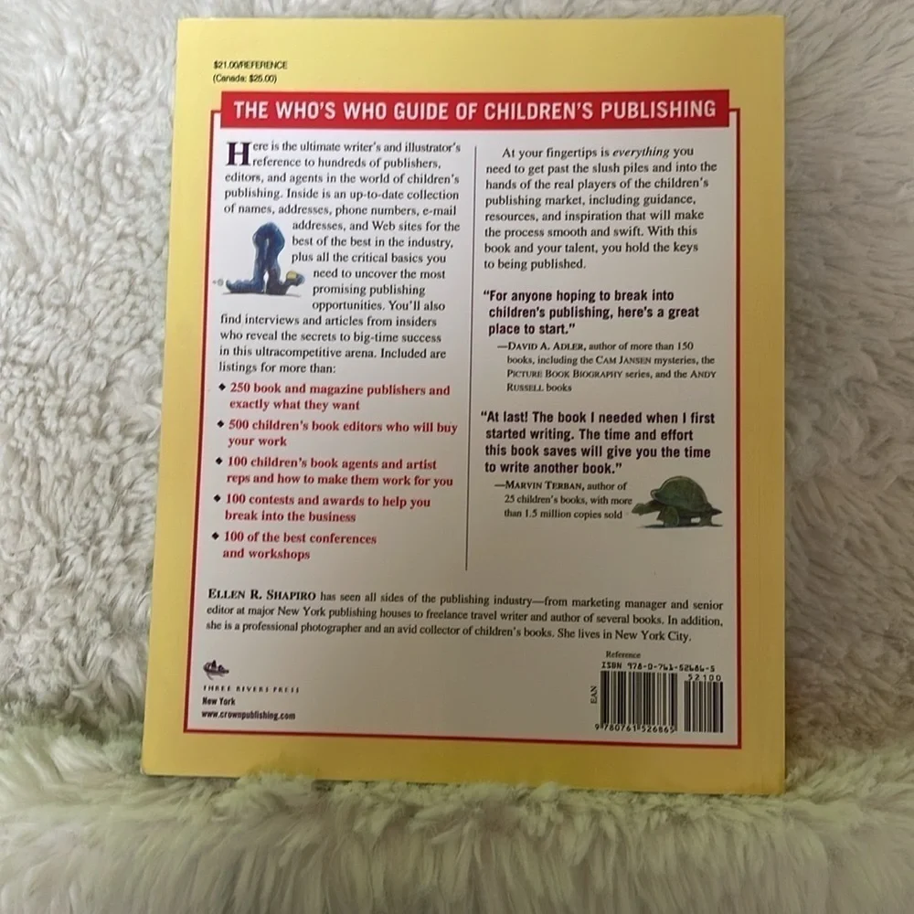 Book by Ellen R Shapiro ( writer’s illustrators guide to children’s book